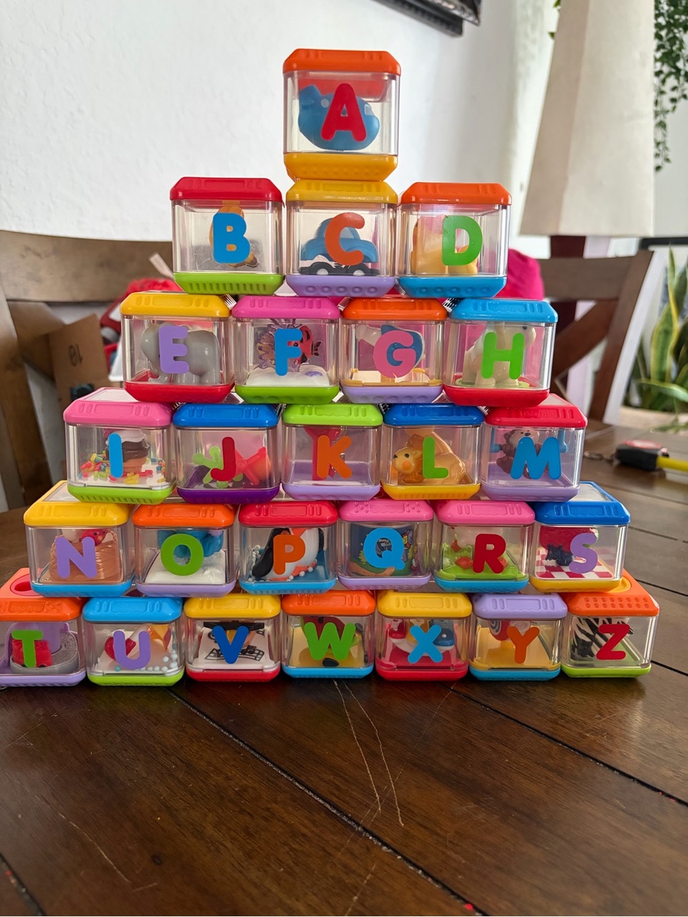 Fisher Price Peek a Boo Blocks Alphabet ABC Set